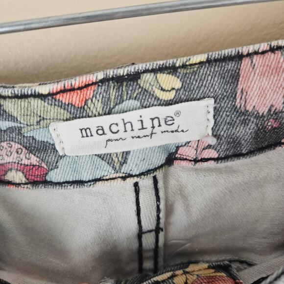 Cottagecore Fairy Magical Funky Boho Vibe With Mushrooms & Floral Wide Leg Pants - Picture 3 of 6